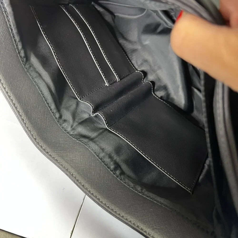 Calvin Klein Safiano Leather Laptop Bag